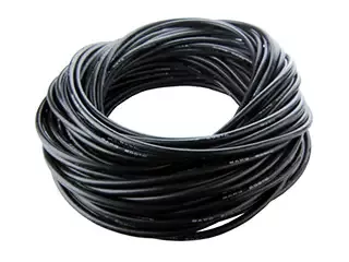 06 Gauge Silicone Wire 25′ Black