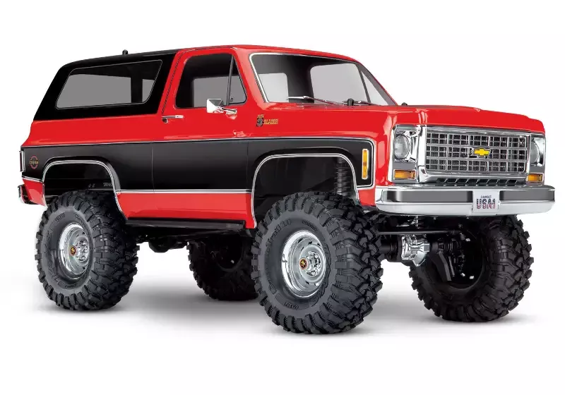 1/10 TRX-4 ’79 Blazer, 4WD, RTD (Requires battery & charger): Red