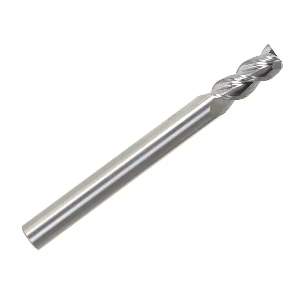 1/4" 3 Flute Regular Carbide End Mill 5/8" Length Of Cut 2-1/2" Overall Length