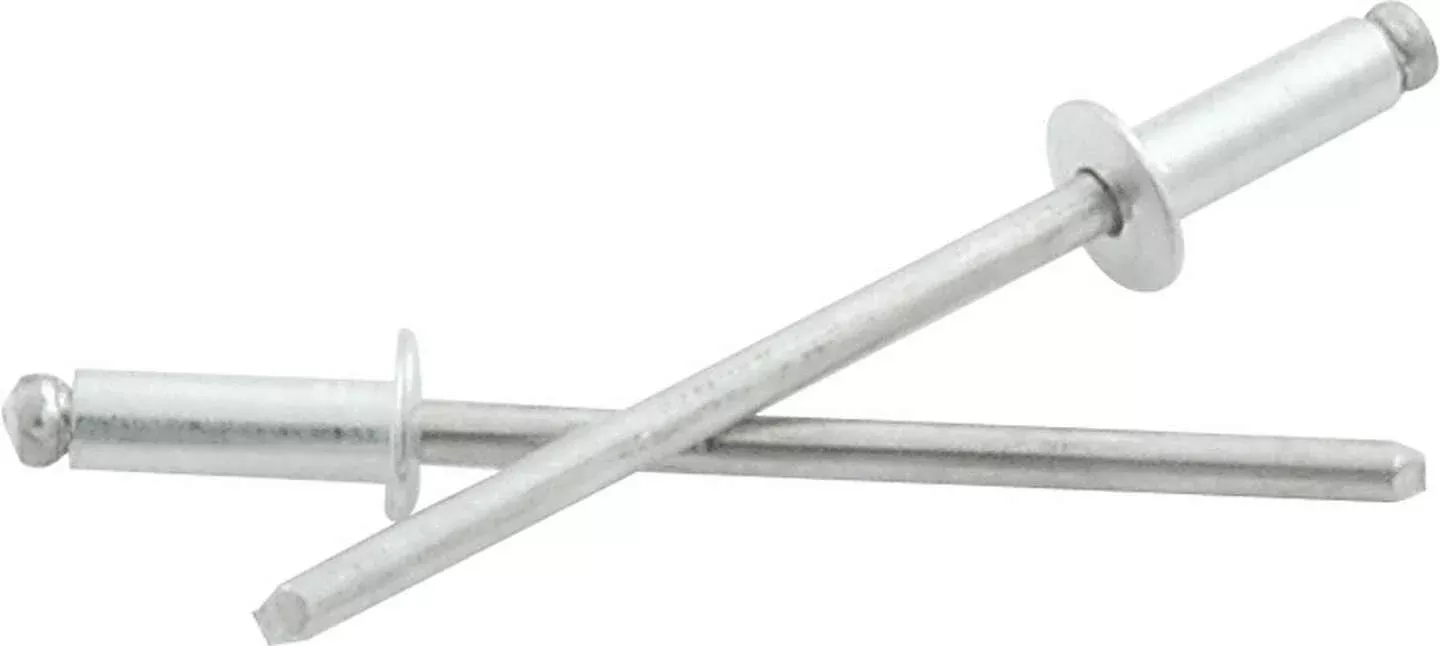 1/8in Alum Rivet Silver 500Pk1/8in-1/4in