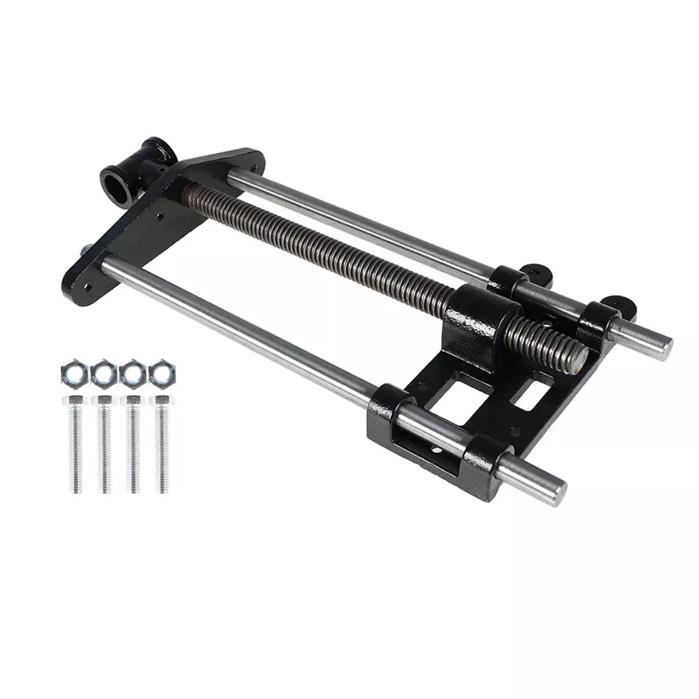 10" Woodworking Vise, Bench Front Vise Wood Clamp Cast Iron 415mm Screw