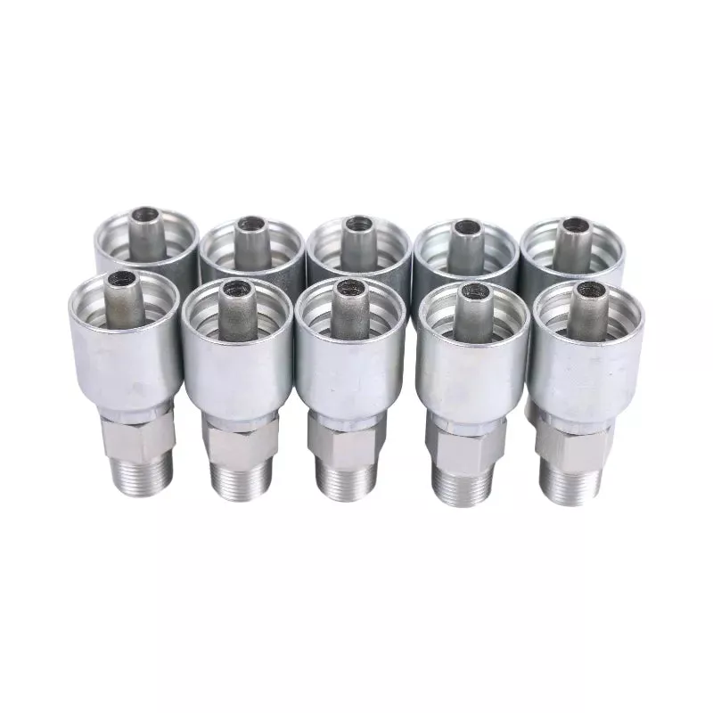 10PCS Hydraulic Hose Fitting With 3/8" Male Pipe 10143-6-6 replace Parker
