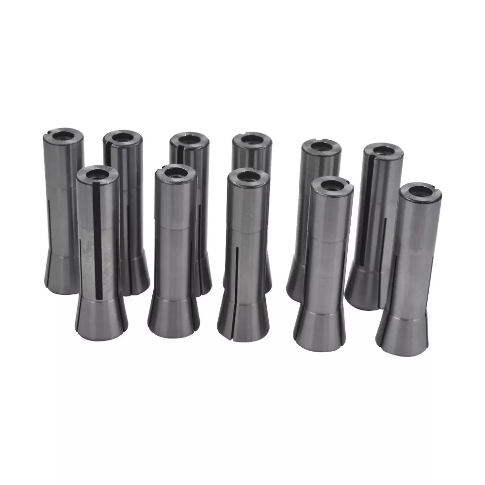 11Pcs R8 Spring Collet Set 1/8"3/16"1/4"5/16"3/8"7/16"1/2"9/16" 5/8"11/16"3/4"