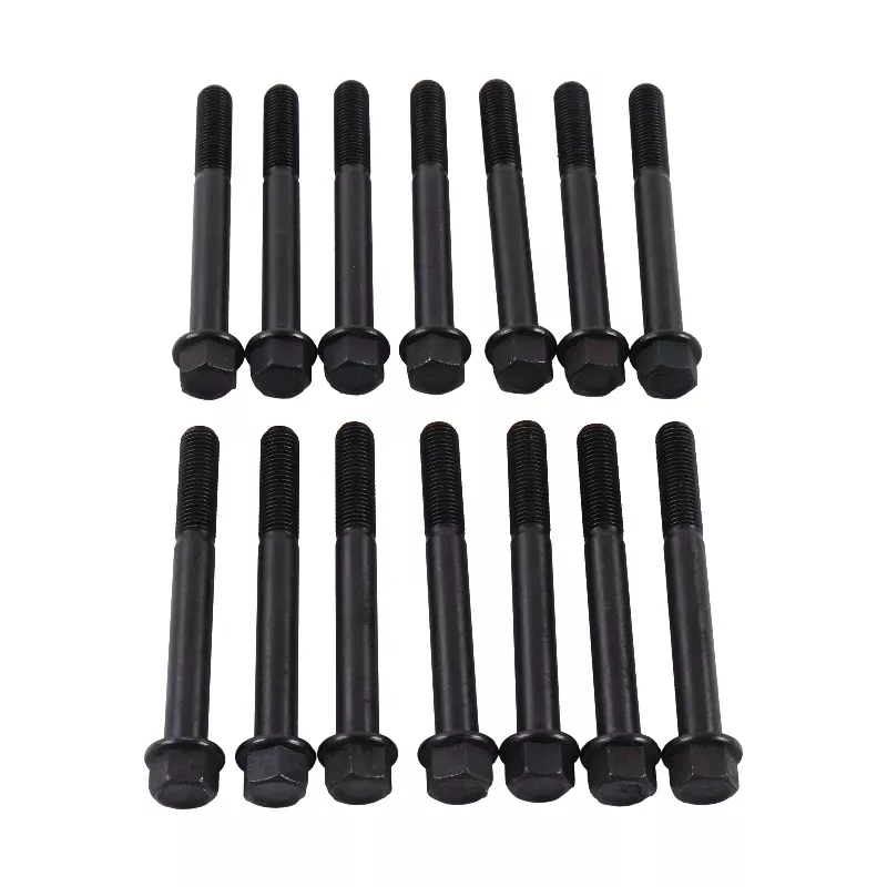14Pcs Cylinder Head Bolt 6653804 for Kubota Engine D1402 V1902 Bobcat Loader 645 643 1600 743 Excavator 325 331 231 225