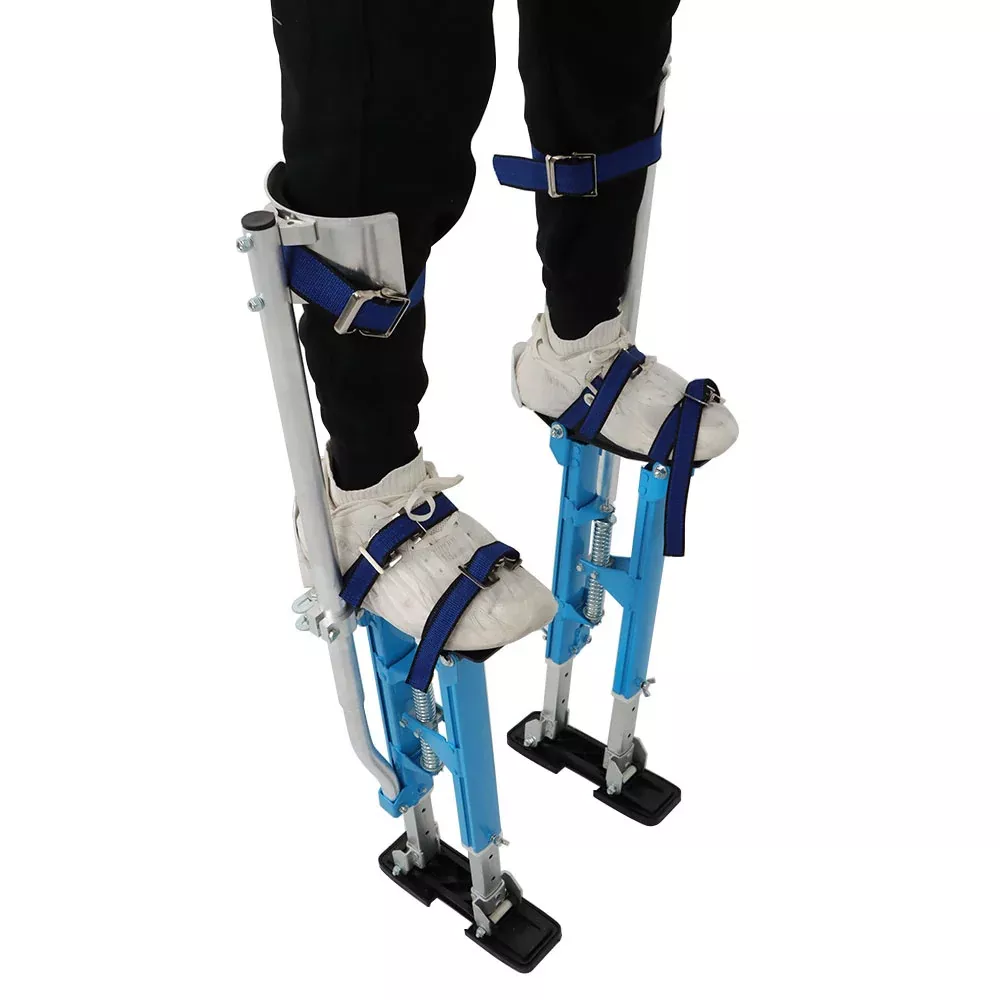 18" - 30" Lightweight Aluminum Stilt Tool For Drywall, Wallpaper, Painting Tools
