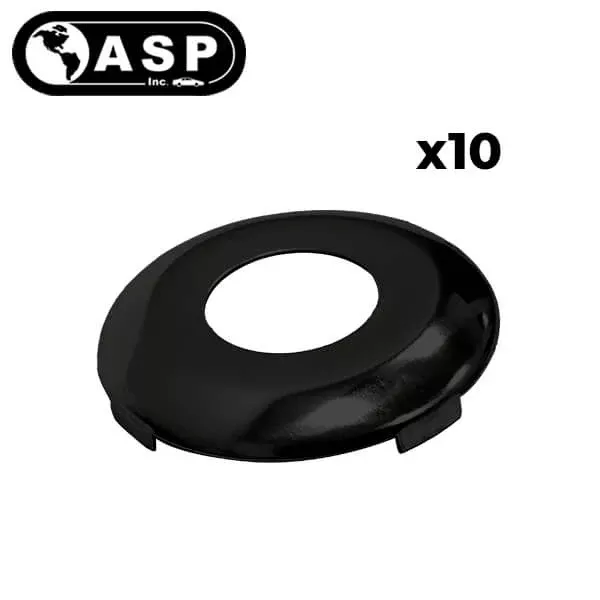 1984-1995 Ford / H54 / 10 Cut / Face Cap for Door Lock / Black / P-42-202 (ASP) (Pack of 10)