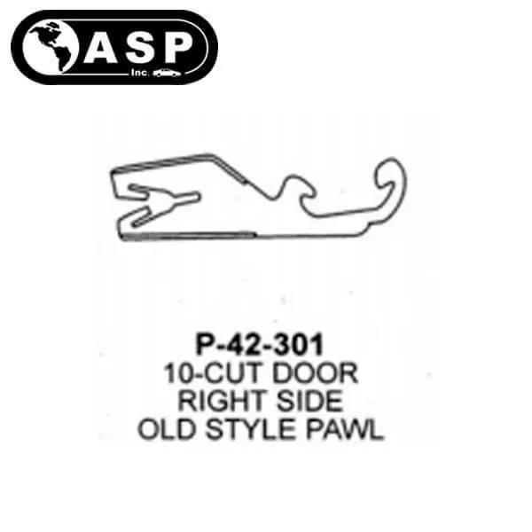 1987-1994 Ford / H54 / 10 Cut / Right Pawl for Passenger Door Lock / P-42-301 (ASP)