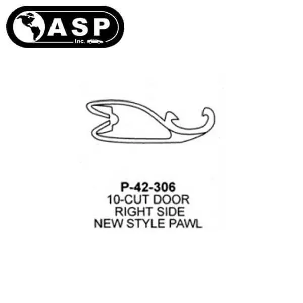 1987-1994Ford / H54 / 10 Cut / Right Side Pawl for Passenger Door Lock / P-42-306 (ASP)