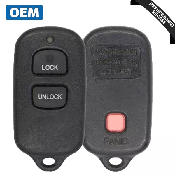 1995-2006 Toyota / 3-Button Keyless Entry Remote / PN: 08191-00922 / BAB237131-056 (OEM Recase)