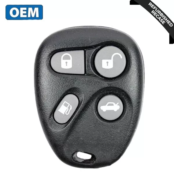 1996-1999 Cadillac DeVille / 4-Button Keyless Entry Remote / Gas / PN: 16196066 / AB01602T (OEM Refurb)