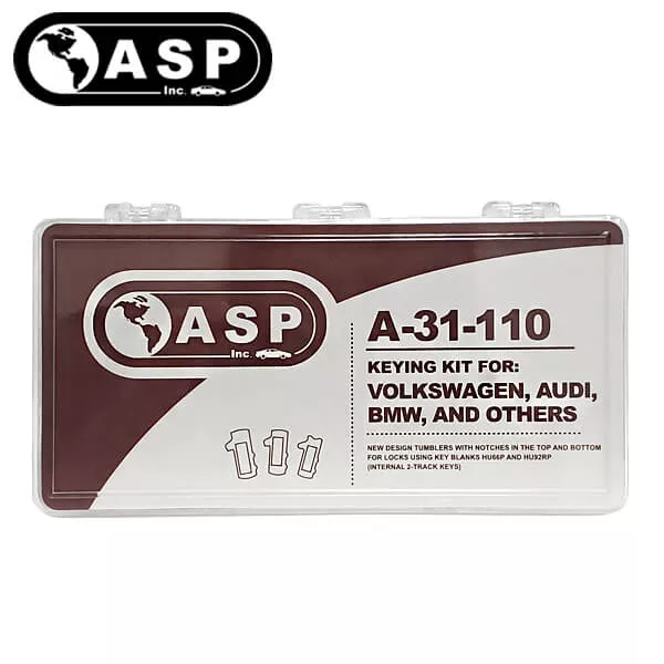 1996-2015 Audi / Volkswagen/ BMW / HU66 / HU92R / Keying Tumbler Kit / A-31-110 (ASP)