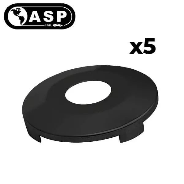 1996-2017 Chrysler Dodge Jeep / Y160 / Face Cap for Door Lock / Black / P-44-218 (ASP) (Pack of 5)