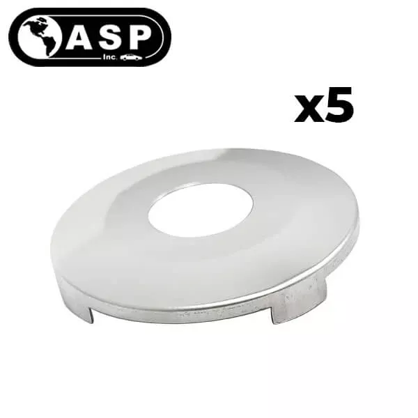 1996-2017 Chrysler Dodge Jeep / Y160 / Face Cap for Door Lock / Chrome / P-44-217 (ASP) (Pack of 5)