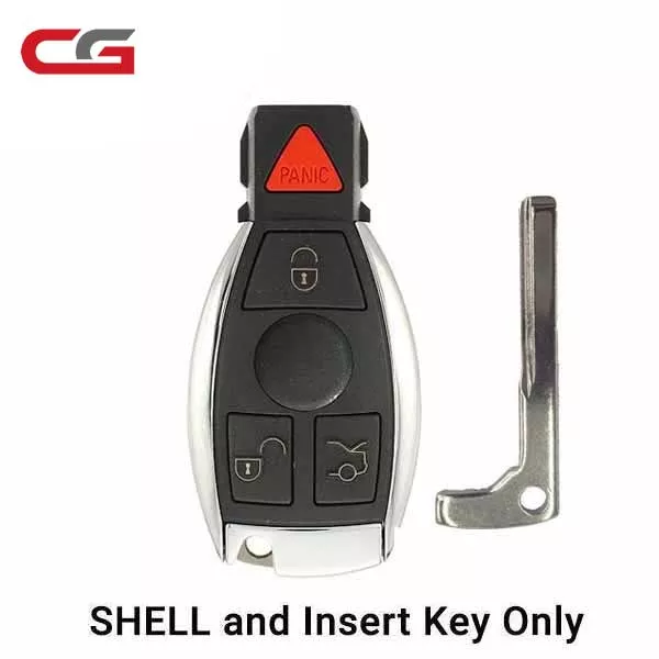 1997-2014 Mercedes Benz 4-Button Fobik Key SHELL for IYZ-3312