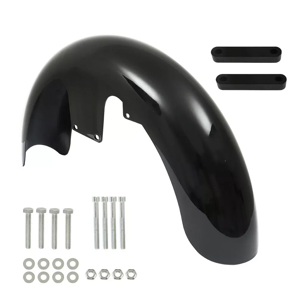19inch Wheel Wrap Front Fender ABS For Touring Electra Road Glide Bagger US