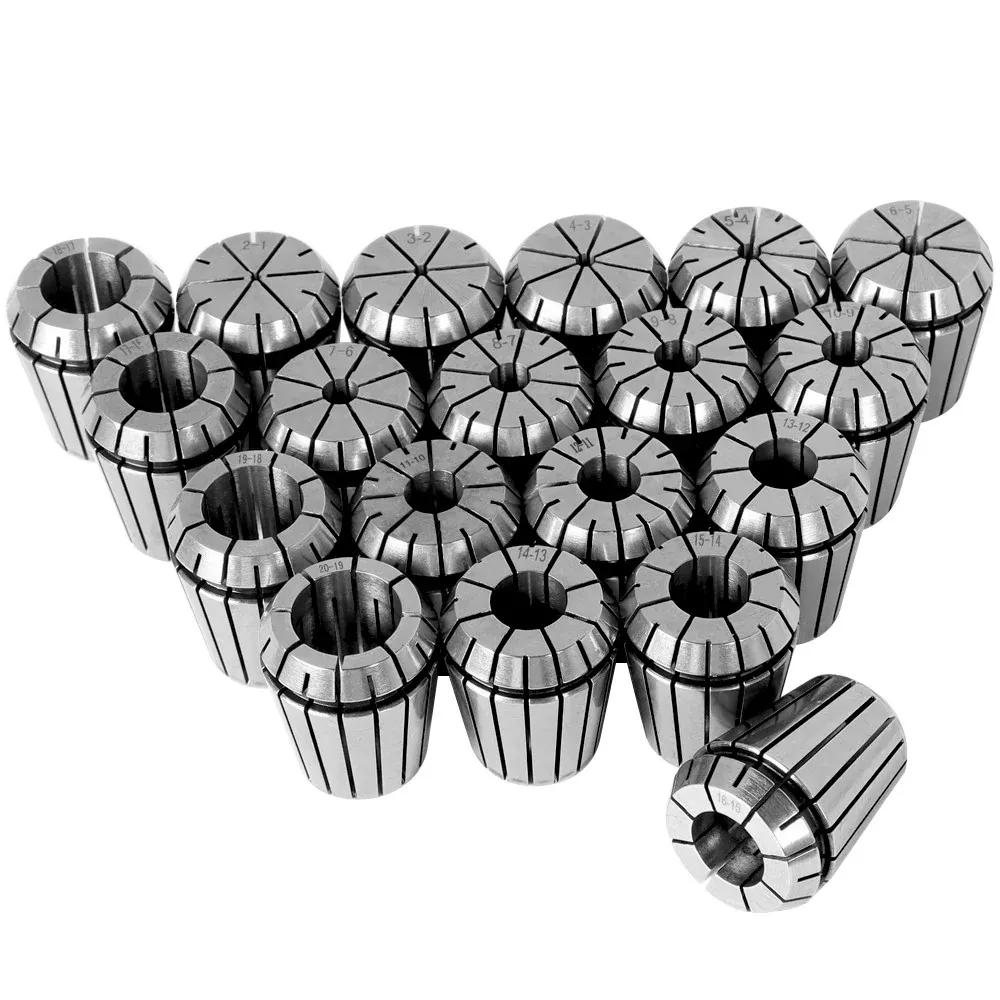 19PCS ER32 2-20mm Spring Collet Set For CNC Engraving Machine Milling Lathe Tool