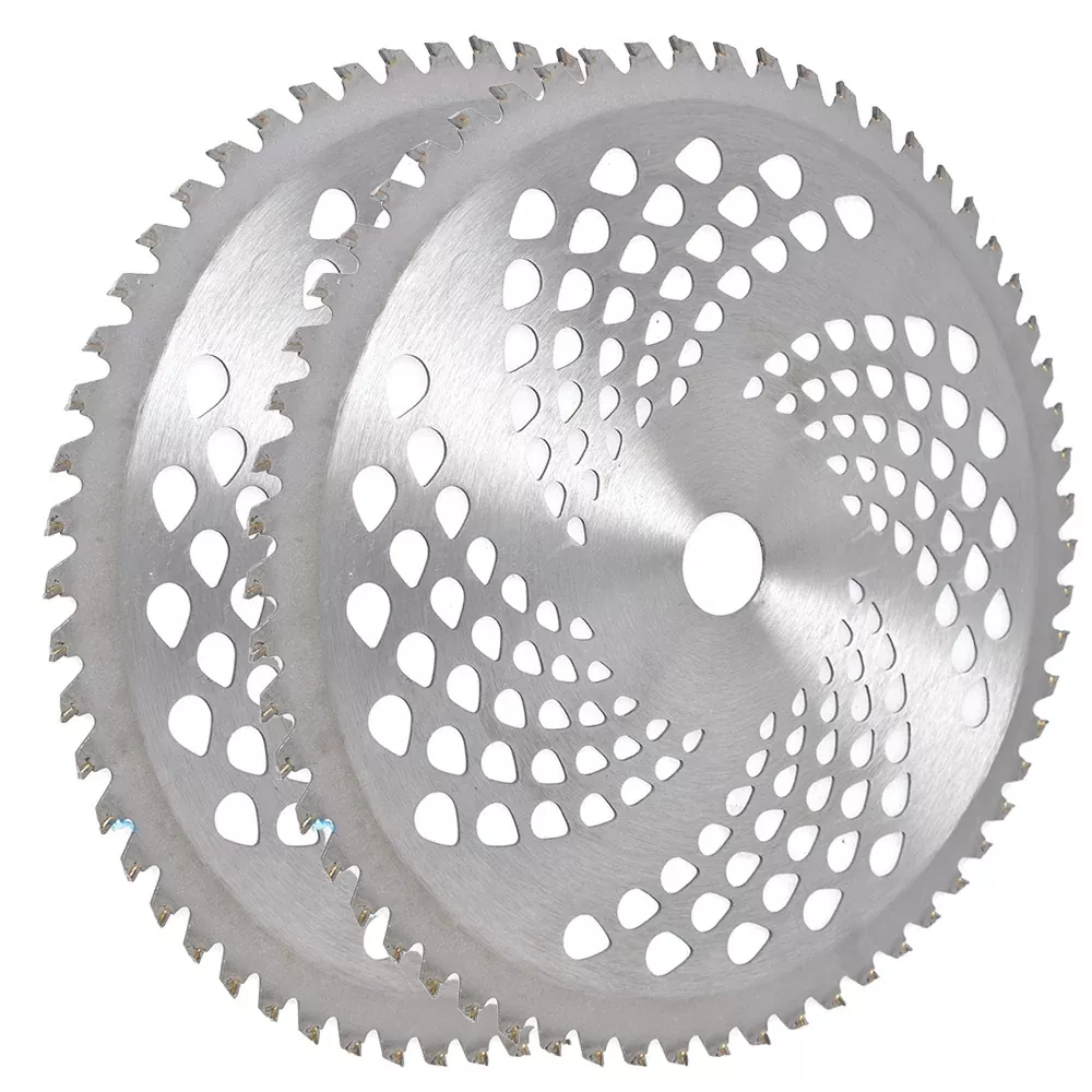 2 × Fits For Carbide Tip Brush Blades Cutter Trimmer Weed Eater 10 Inch 60T