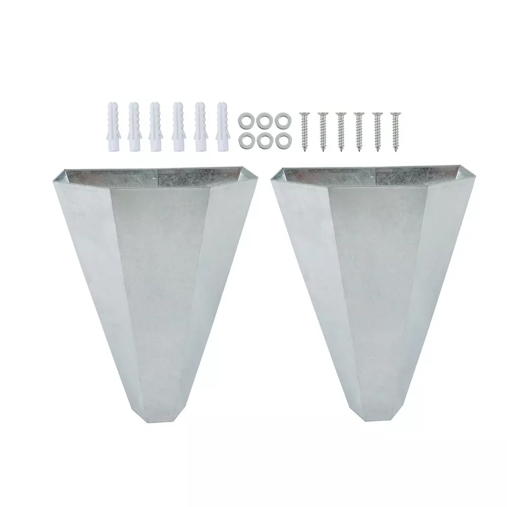 2 Pack Medium Chicken Cone Galvanized Steel Poultry Restraining Cone For Birds