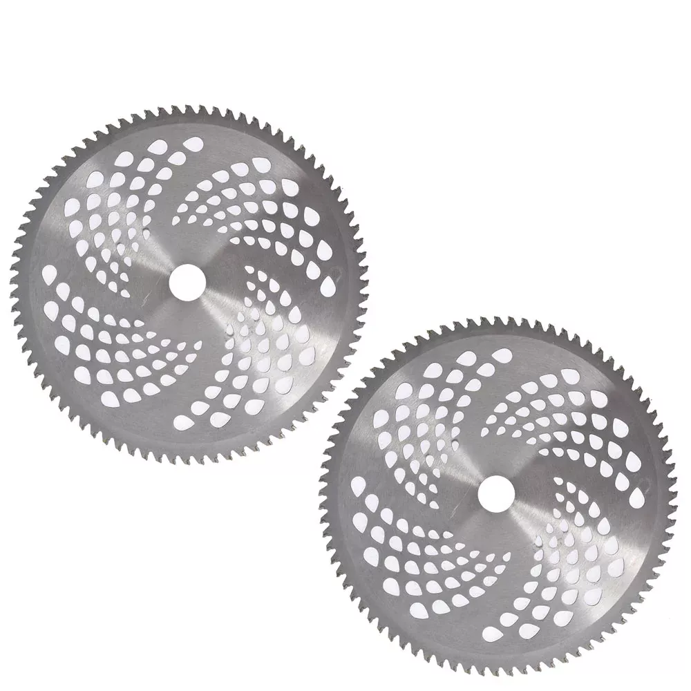 2 Pack Replace For Cutter Trimmer Weed Eater Carbide Tip Brush Blades 80T x 10"