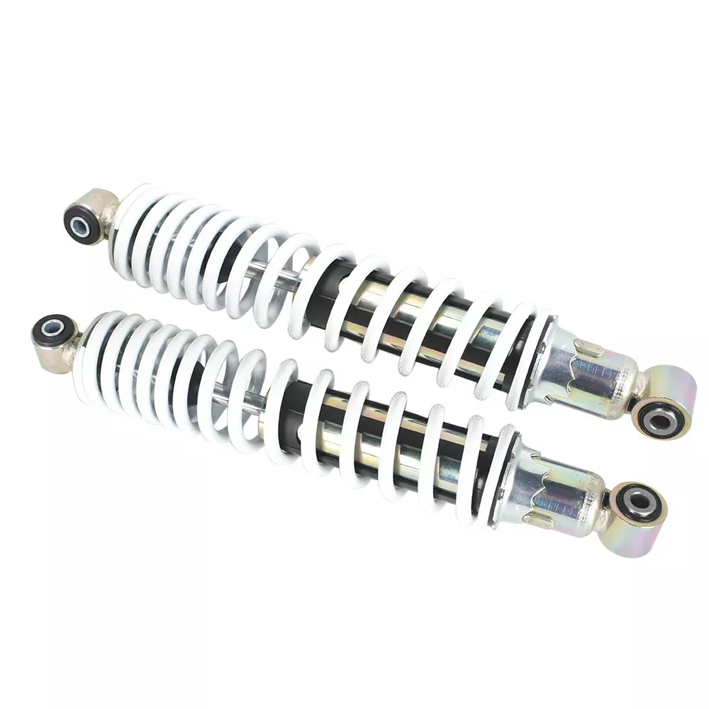 2 x Front Shocks Absorber Spring White for Yamaha Banshee 350 YFZ350 1987-2006