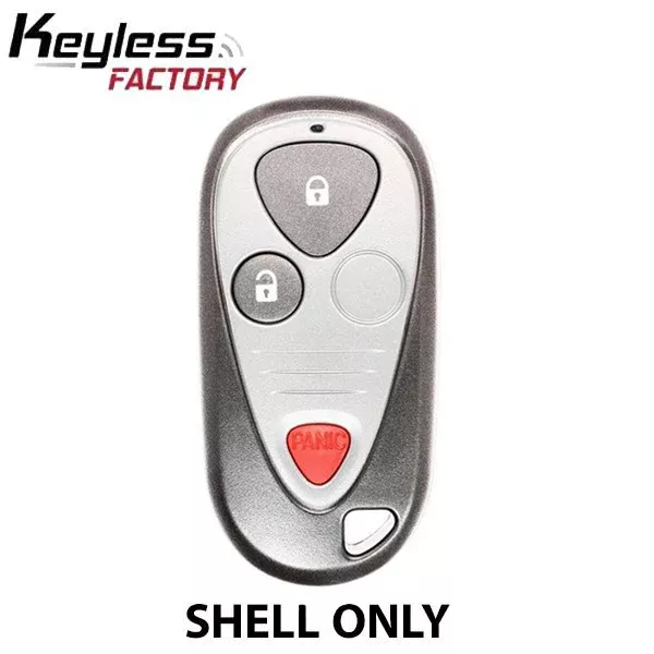 2001-2006 Acura MDX Keyless Entry Remote SHELL for E4EG8D-444H-A - Grey (AFTERMARKET)