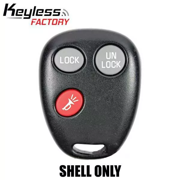 2002-2003 Saturn Vue / 3-Button Keyless Entry Remote SHELL /PN: 22693421 / LHJ009 (AFTERMARKET)