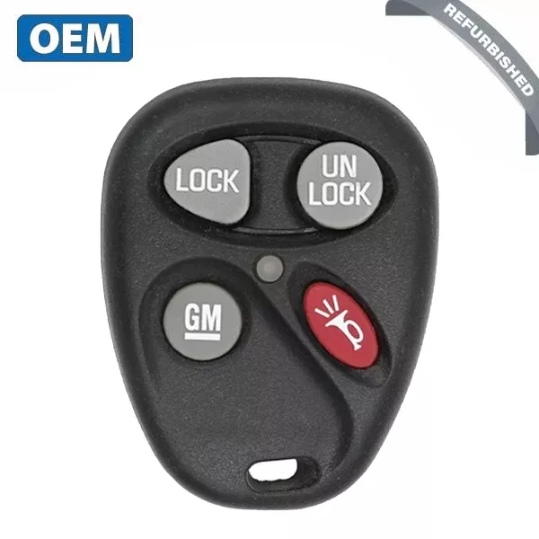 2002 Chevrolet Blazer / 4-Button Keyless Entry Remote / Dealer Installed / PN: 12490830 / EZSOEMTX (OEM REFURB)