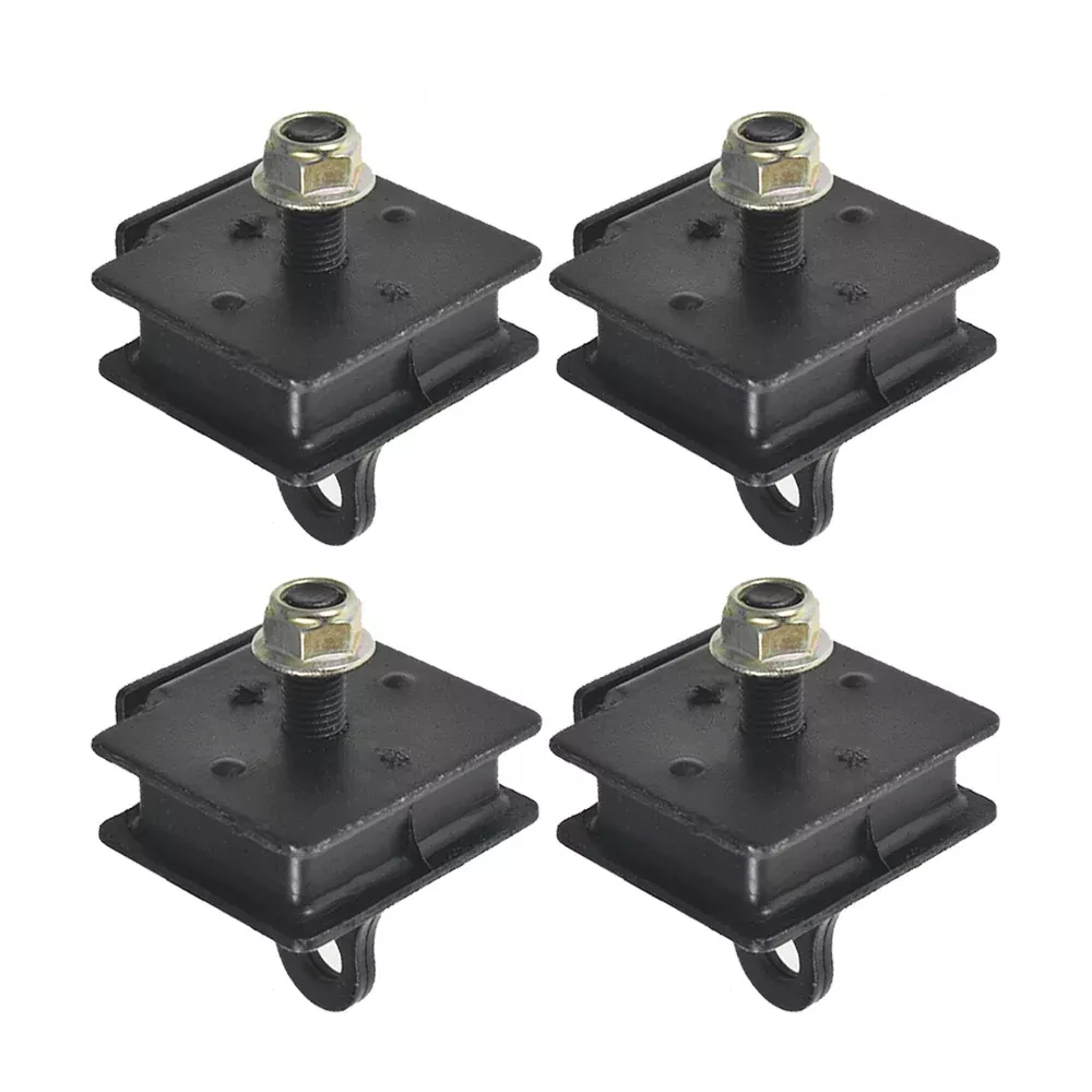 For 2004-2007 Yamaha RHINO 660 BOTTOM & TOP ENGINE MOUNT RUBBER DAMPER KIT