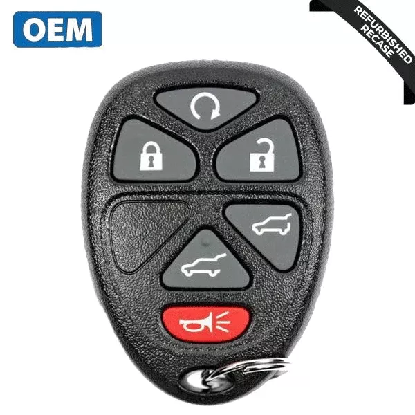 2007-2013 GM SUV / 6-Button Keyless Entry Remote / PN: 22951510 / OUC60270 (OEM Recase)