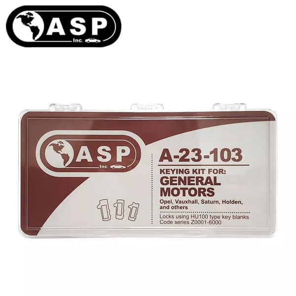 2008-2019 GM High Security / HU100 / Keying Tumbler Kit / A-23-103 (ASP)