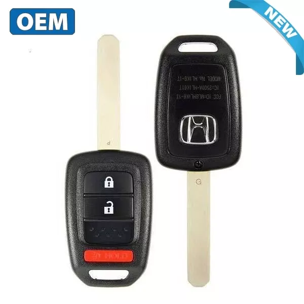 2013-2014 Honda CR-V Crosstour / 3-Button Remote Head Key / PN: 35118-TY4-A00 / MLBHLIK6-1T (OEM)