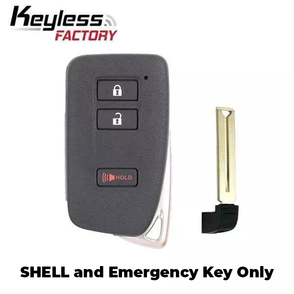 2013-2018 Lexus / 3-Button Smart Key SHELL / HYQ14FBA HYQ14FBB (AFTERMARKET)