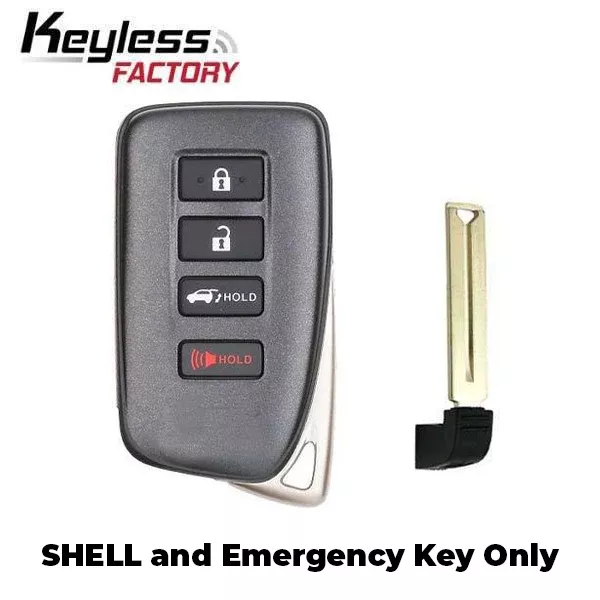 2013-2020 Lexus / 4-Button Remote Smart Key SHELL / HYQ14FBA HYQ14FBB (AFTERMARKET)