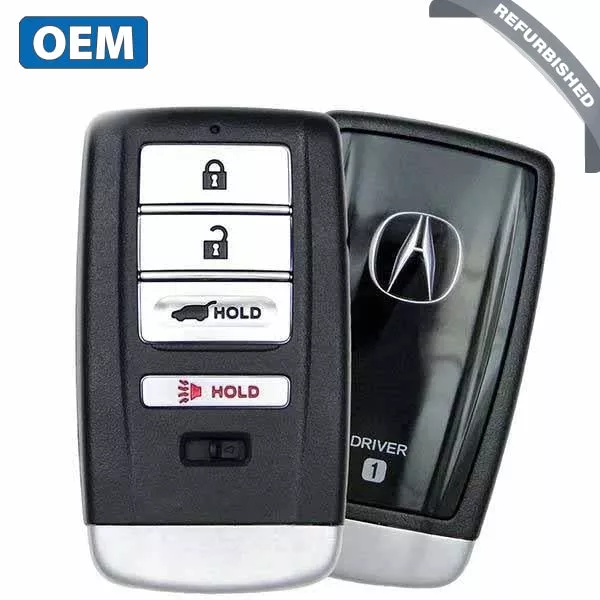 2014-2020 Acura MDX RDX / 4-Button Smart Key / PN: 72147-TZ5-A01 / KR5V1X (OEM Refurb)