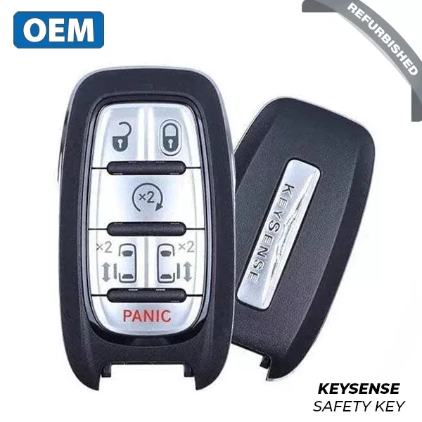 2017-2020 Chrysler Pacifica Voyager Smart / 6-Button Smart Key / PN: 68238688AC / M3N-97395900 / w/ KeySense (OEM Refurb)