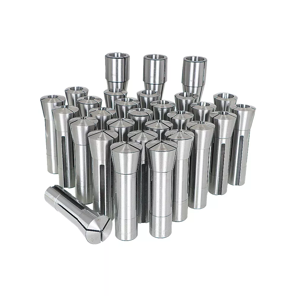 29 Set R8 Spring Collet Set Fractional 1/32" - 1" High Precision for Bridgeport
