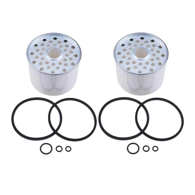 2Pcs Fuel Filter Element F003129 AT17387 for John Deere 400 350B 24 180 301 303 480 450 302 401 440 401B 300 570 544 401C 410 540