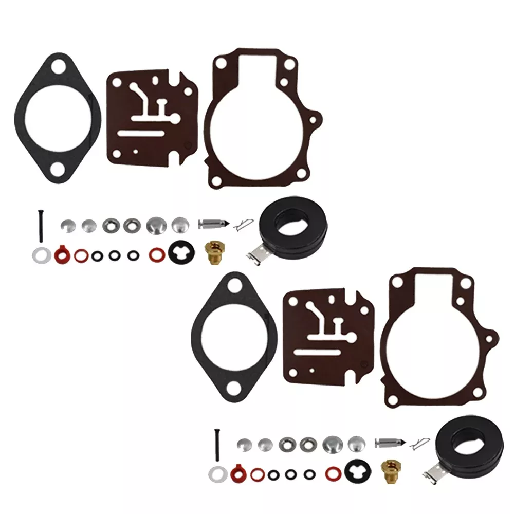 2x Carburetor Carb Rebuild Kit For BRP OMC Johnson Evinrude 396701 398729 392061