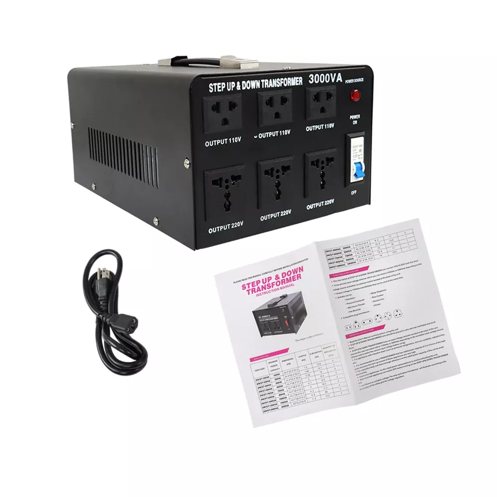 3000W Voltage Converter Transformer Step Up/Down 110V-120V to/From 220-240V