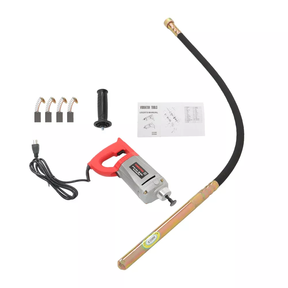35mm x 1.2m Concrete Vibrator 1500W Portable Cement Concrete Construction Tools