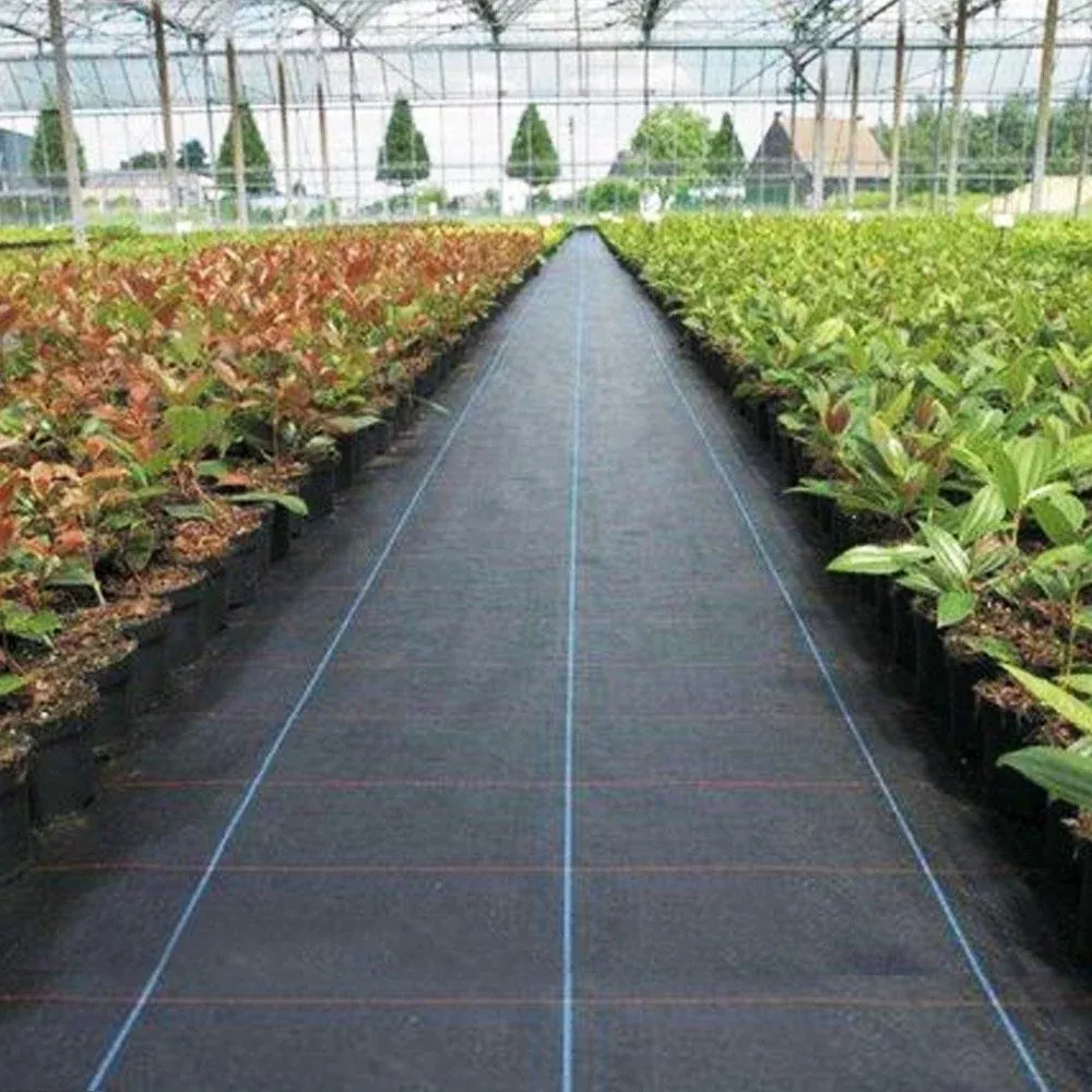 3FT × 150FT Woven Ground Weed Cover Landscape Weed Barrier Fabric 3.2 Ounce