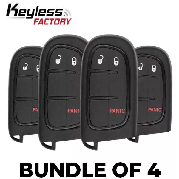 4 x 2013-2018 Dodge Ram / 3-Button Smart Key / PN: 56046954AF / GQ4-54T (BUNDLE OF 4)