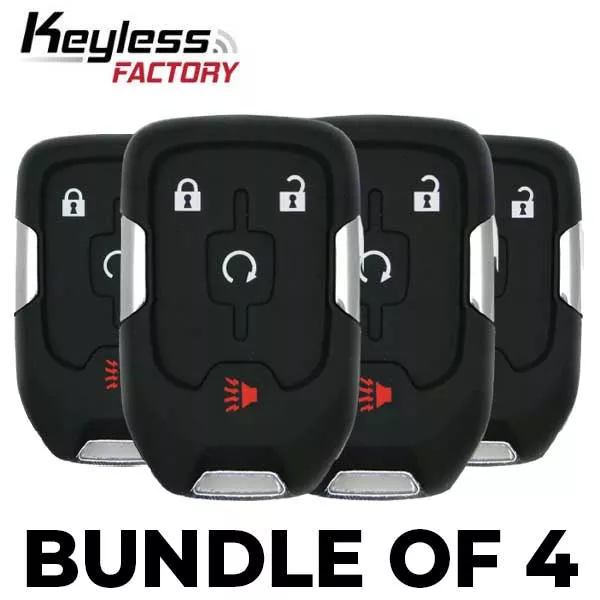 4 x 2015-2022 GMC / 4-Button Smart Key / HYQ1AA (BUNDLE OF 4)
