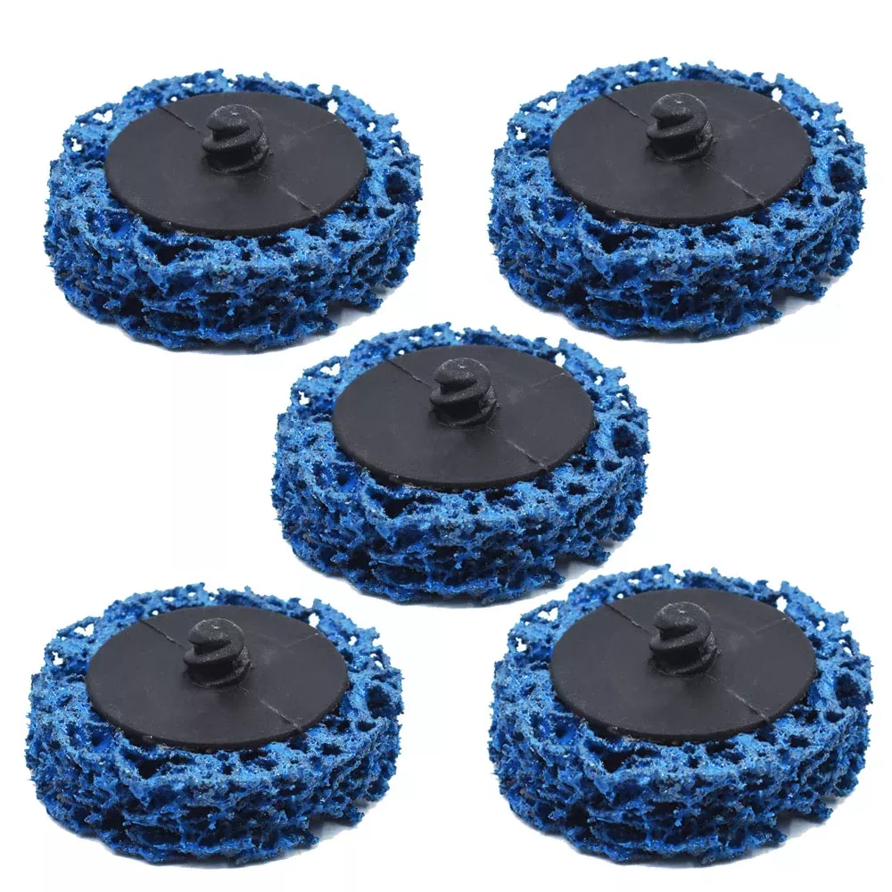 5 Pieces 2" Blue Easy Strip & Clean Discs Suit For Paint Rust Clean Discs