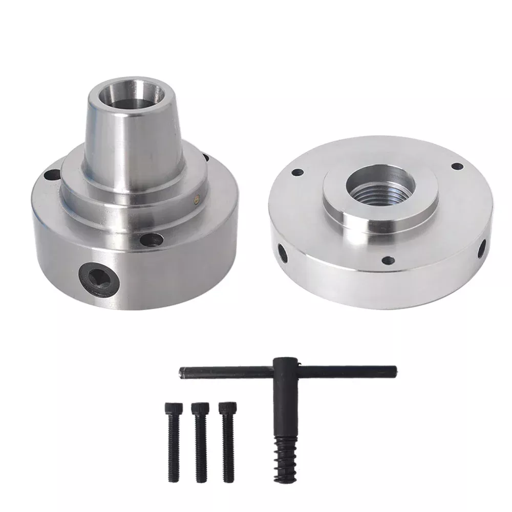 5C 5" Collet Lathe Chuck Closer With Semi-finished Adp.1-1/2" x 8 Thread