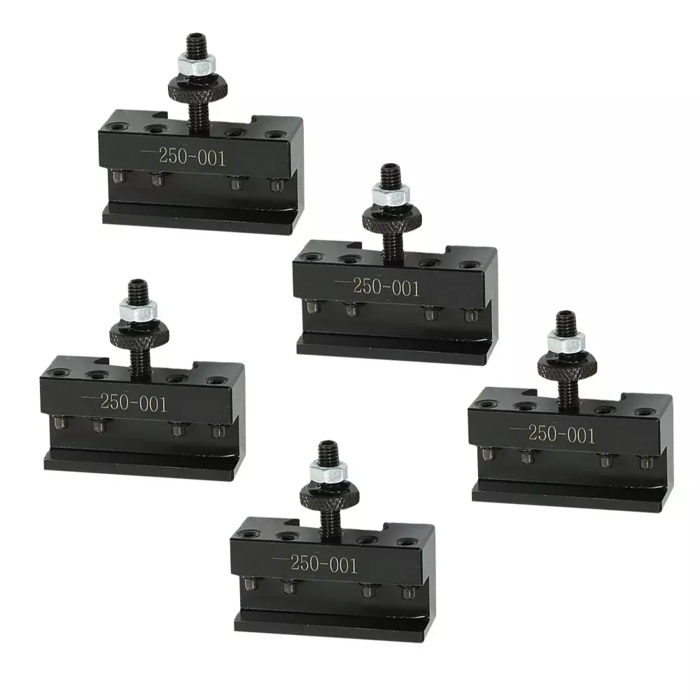 5Pcs OXA #1 250-001 Quick Change Turning Facing Lathe Tool Post Holder CNC