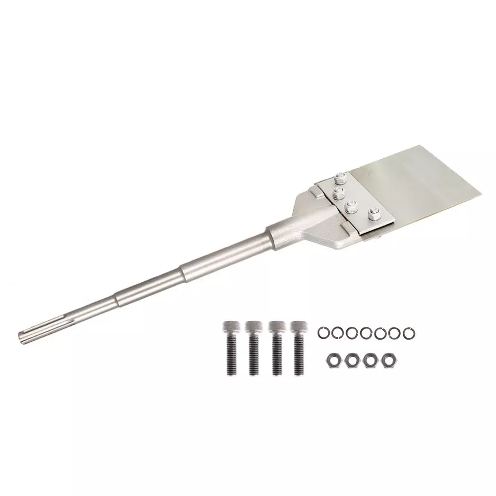 6" Wide Tile Removal Chisel Floor Scraper W/ Long Handle 4 Set Of Screws 6"X25"