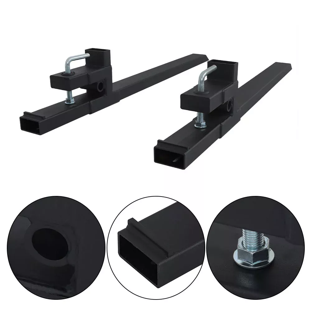 60" 4000lbs Clamp on Pallet Forks For Tractor Attachments Skid Steer Loader
