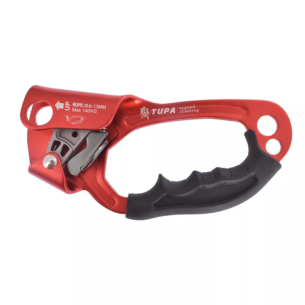 8~13mm Tree Arborist Rappelling Gear Rope Left Hand Ascender Rock Climbing Red