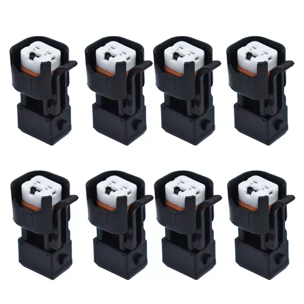 8PCS Fuel Injector Connector Adapter Replacement for LS1 EV1 to EV6 EV14 LS2 LS3 LSX LT1